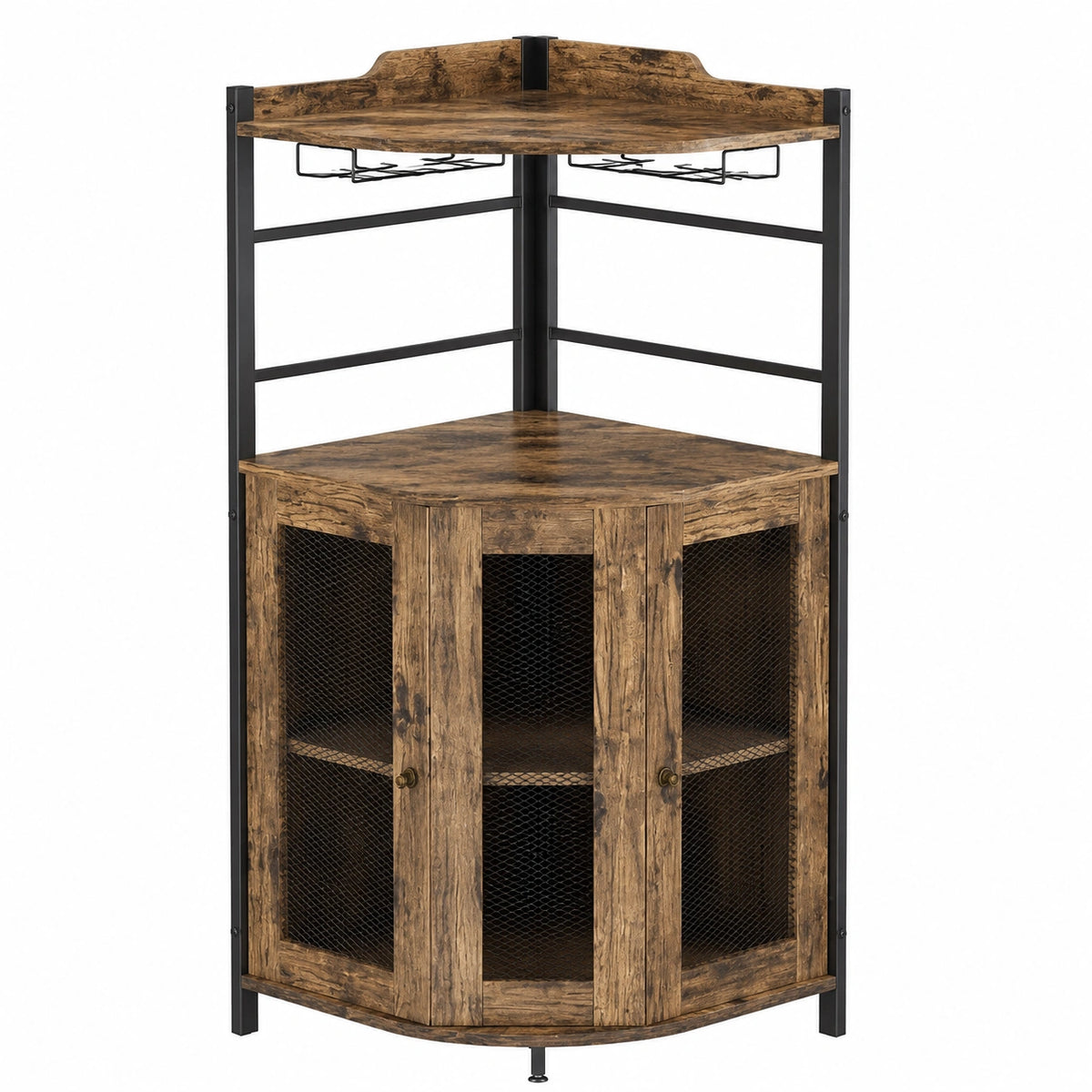 Armoire, réglable, avec portes, avec dispositif anti-basculement, en métal, 47,5 x 47,5 x 130 cm, pour la chambre