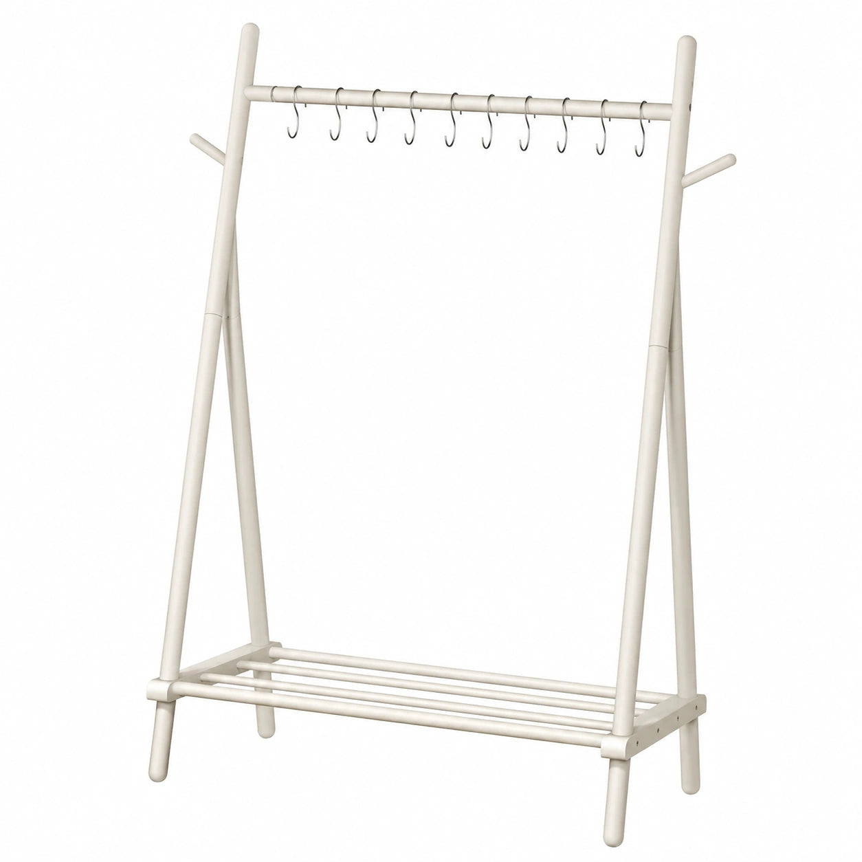 Meuble polyvalent, 100 x 155 x 46 cm, coloris blanc, pour les espaces de vie