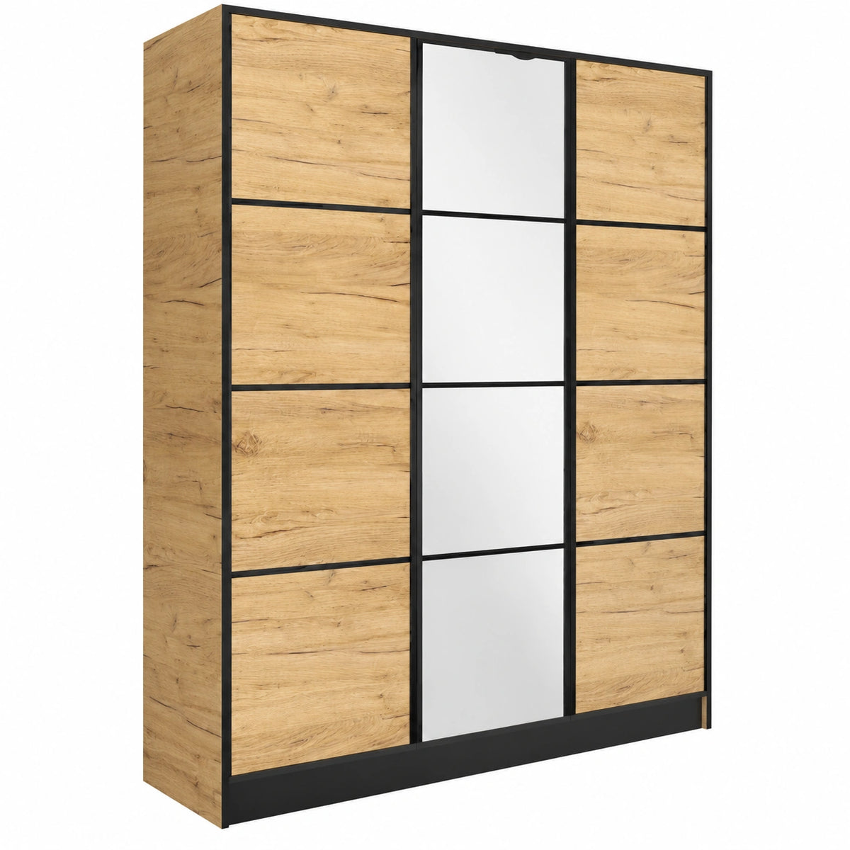 Armoire, en chêne, avec rangement, 156,4 x 205 x 39 cm, pour la chambre
