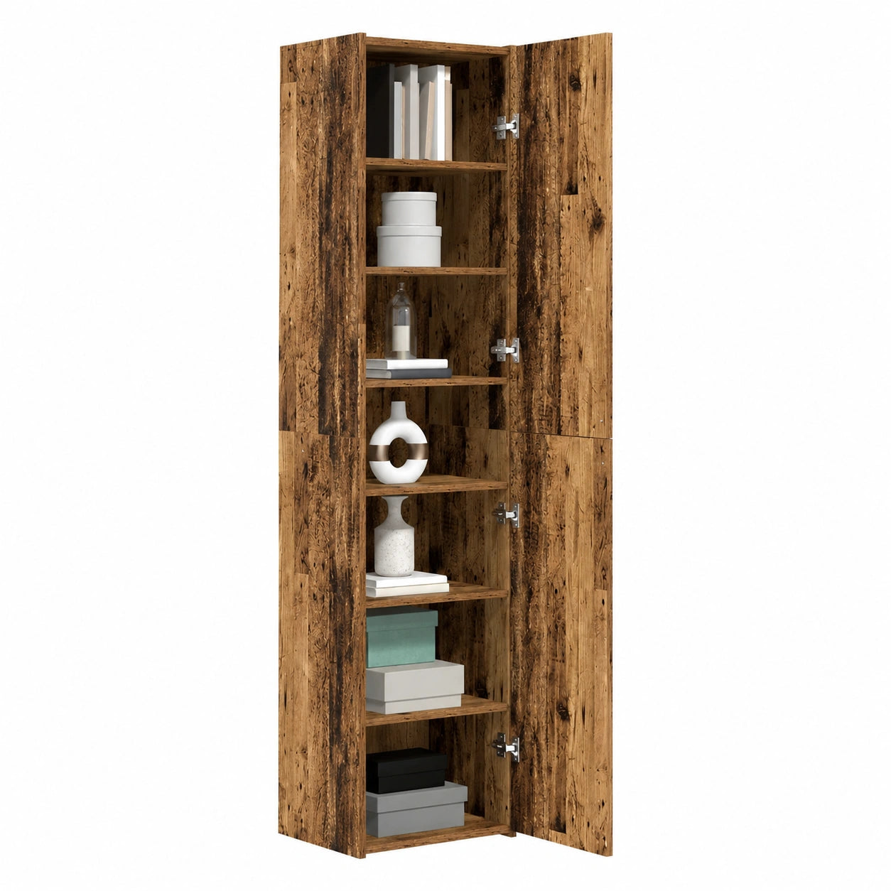 Armoire, avec rangement, avec étagères, 45 x 42,5 x 185 cm, pour la chambre