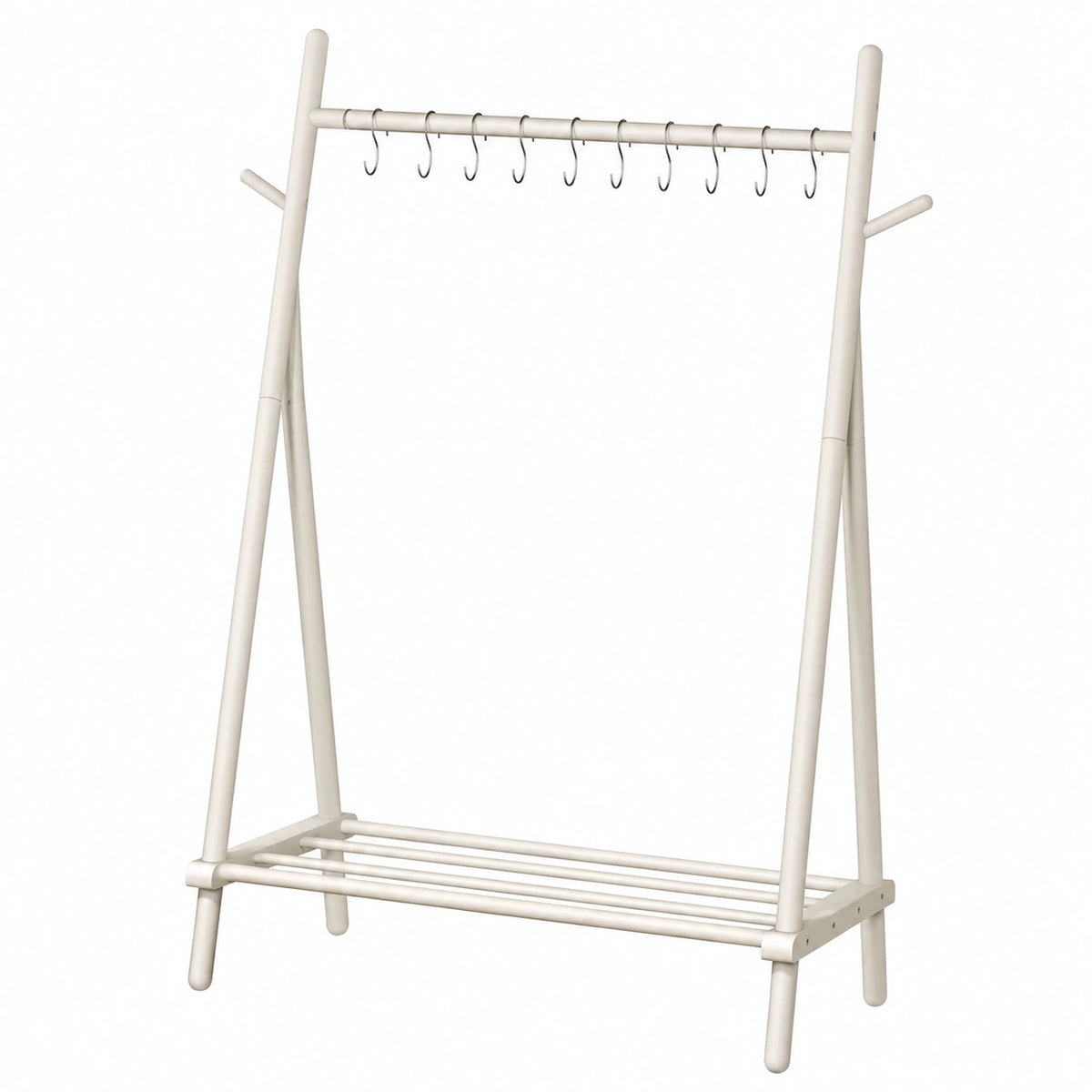 Meuble polyvalent, 100 x 155 x 46 cm, coloris blanc, pour les espaces de vie