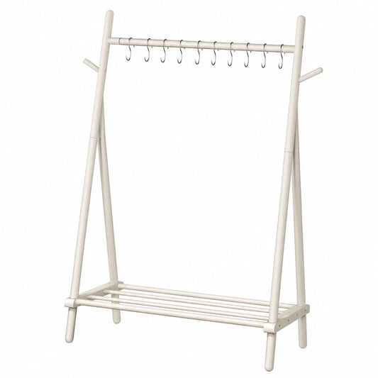 Meuble polyvalent, 100 x 155 x 46 cm, coloris blanc, pour les espaces de vie